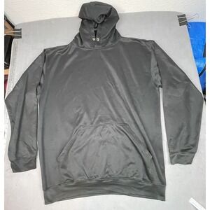 Vintage Russel Blank Sweatshirt Mens 2XLT Black Baggy Loose Hoodie From Pouch